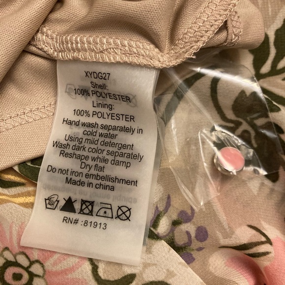 NWT Plenty by Tracy Reese x Anthropologie Terraced Garden pleated dress, sz L - Picture 7 of 7